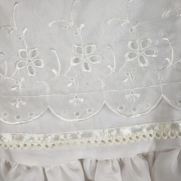 Vintage Merry Girl Party Dress Communion Flower Girl Princess Girls sz 7 8 Twirl - Picture 8 of 8